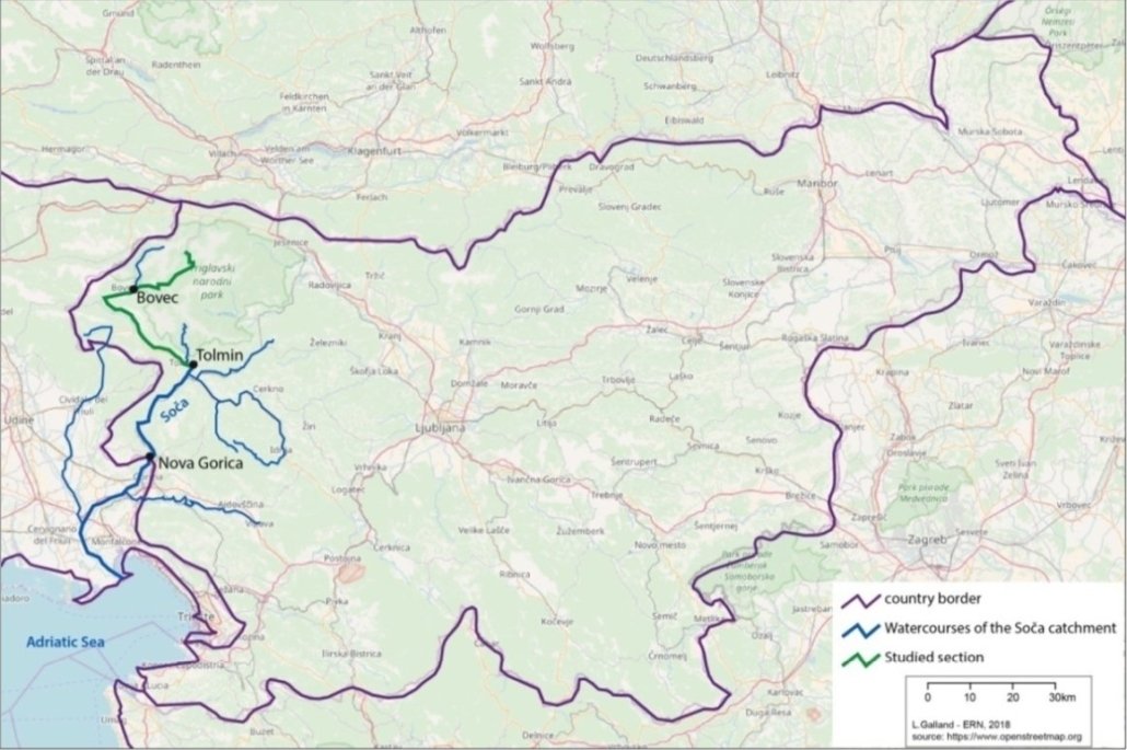 Carte Localisation Soča